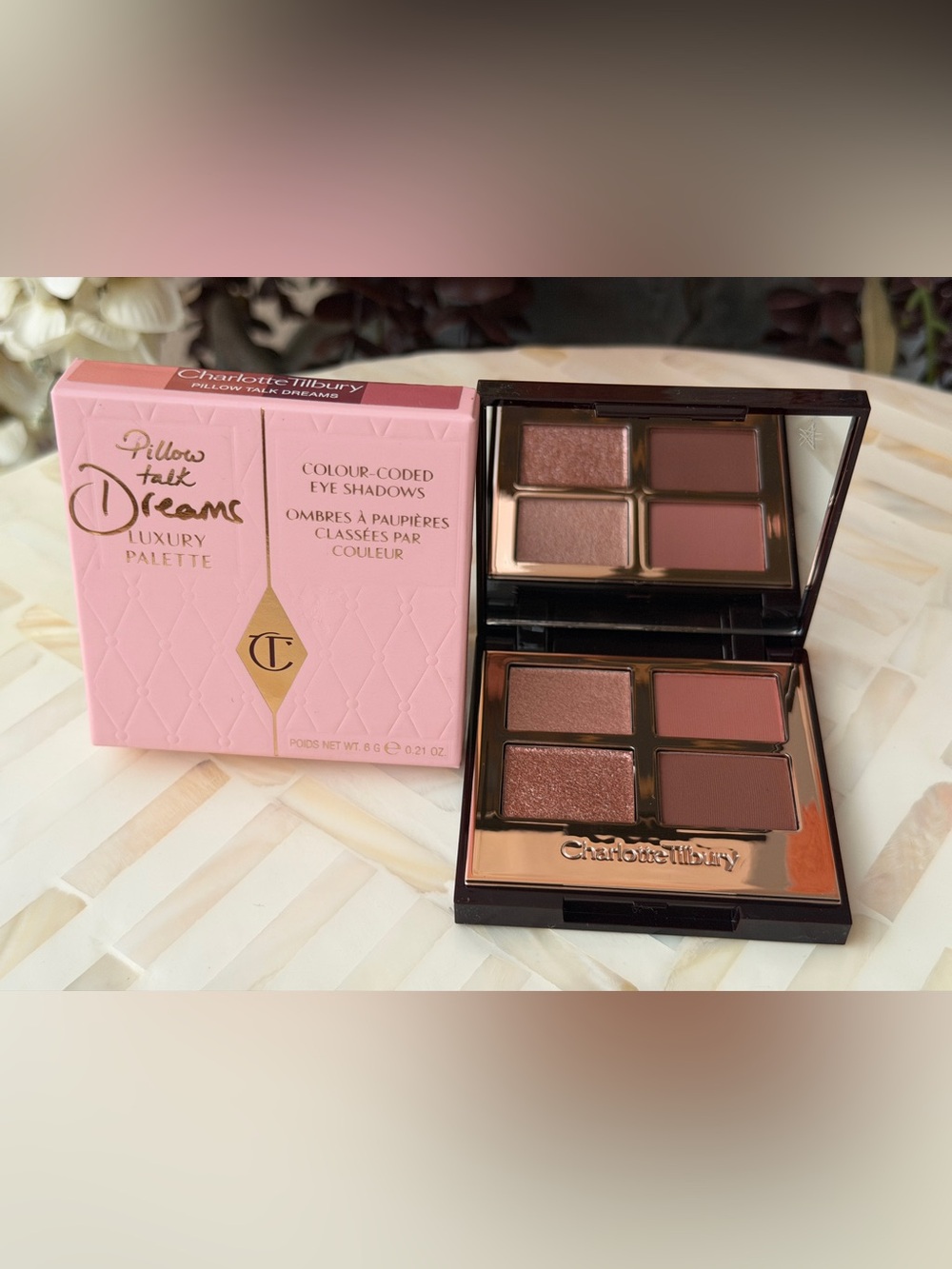 Charlotte Tilbury Pillow Talk Dreams Eyeshadow Palette Pink & Brown